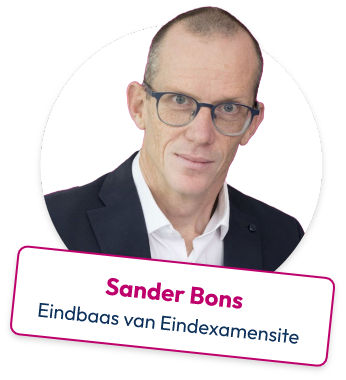 Sander Bons, oprichter van Eindexamensite